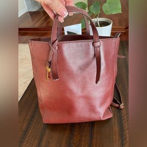 Large Fossil Backpack Purse